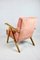 Vintage Pink Chameleon Armchair in Style of Var B310, 1970s 8
