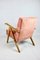 Vintage Pink Chameleon Sessel im Stil von Var B310, 1970er 8