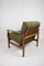 Fauteuil en Boucle Vert Olive, 1970s 6