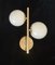 Round Art White Murano Glass & Brass Wall Light, 2000s, Image 8