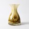 Vintage Cream and Brown Mottled Glass Vase from Schott Zwiesel, 1970s 2