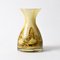 Vintage Cream and Brown Mottled Glass Vase from Schott Zwiesel, 1970s 1