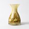 Vintage Cream and Brown Mottled Glass Vase from Schott Zwiesel, 1970s, Image 1