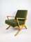 Vintage Olive Green Boucle Armchair, 1970s, Image 7