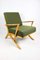Vintage Olive Green Boucle Armchair, 1970s, Image 6