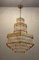 Lámpara de araña estilo Liberty italiana de cristal de Murano, años 60, Imagen 6