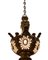 Vintage Bronze & Crystal Beaded Chandelier, 1950s, Image 12