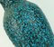 Black Cerarmic Model No. 239-41 Fat Lava Vase with Turquoise Glaze from Scheurich, 1970s 7