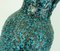 Black Cerarmic Model No. 239-41 Fat Lava Vase with Turquoise Glaze from Scheurich, 1970s 2