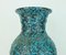 Black Cerarmic Model No. 239-41 Fat Lava Vase with Turquoise Glaze from Scheurich, 1970s, Image 5