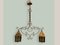 Lámpara colgante antigua de hierro forjado, años 40, Imagen 11