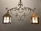 Antique Wrought Iron Pendant Light, 1940s 10