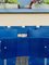 Chaises de Salle à Manger Industrielles Bleues, 1970s, Set de 10 6