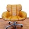 Mid-Century Swivel Office Chair in Leather, Italy, 1970s 7