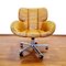 Mid-Century Swivel Office Chair in Leather, Italy, 1970s 12