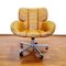 Mid-Century Swivel Office Chair in Leather, Italy, 1970s, Image 12