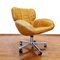 Mid-Century Swivel Office Chair in Leather, Italy, 1970s 9