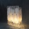 Italian Frosted Glass Snow Sconce, 1970s 24