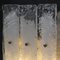 Italian Frosted Glass Snow Sconce, 1970s, Image 14