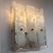 Italian Frosted Glass Snow Sconce, 1970s, Image 27