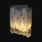 Italian Frosted Glass Snow Sconce, 1970s, Image 25