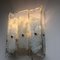 Italian Frosted Glass Snow Sconce, 1970s, Image 30