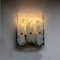 Italian Frosted Glass Snow Sconce, 1970s, Image 29