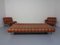 Independence Camel Leather Sofa or Daybed & Armchairs by Karl Wittmann for Wittmann Möbelwerkstätten, 1960s, Set of 3, Image 12