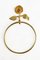 Mid-Century French Rose Flower Towel Ring, 1950s 1