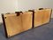 Mid-Century Modern Italian Parchment Paper Luggages, 1960, Set of 2 5