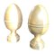 Vintage Decorative Eggs in Bronze, Spain, 1980s, Set of 2 4