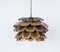 Large Artichoke Hanging Lamp in Brass from Holm Sørensen & Co, 1960s, Image 1