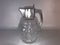 Art Deco Crystal Glass & Silver Jug 1