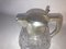 Art Deco Crystal Glass & Silver Jug 8