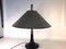 Lampe de Bureau en Verre et Nickel attribuée à Ingo Maurer, 1970s 5