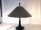 Table Lamp in Glass & Nickel attributed to Ingo Maurer, 1970s, Image 5