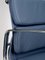 EA208 Soft Pad Management Chair in Ink Blue Leather by Charles & Ray Eames for Vitra, 1980s 9
