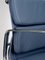 EA208 Soft Pad Management Chair in Ink Blue Leather by Charles & Ray Eames for Vitra, 1980s, Image 9