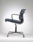 EA208 Soft Pad Management Chair in Ink Blue Leather by Charles & Ray Eames for Vitra, 1980s, Image 3