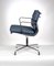 EA208 Soft Pad Management Chair in Ink Blue Leather by Charles & Ray Eames for Vitra, 1980s 4