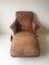 Antique Brown Le Surrepos Du Dr. Pascaud Lounge Chair, Paris, 1920s 2