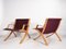 Easy Chairs by Peter Hvidt & Orla Mølgaard-Nielsen for Fritz Hansen, 1979, Set of 2 1
