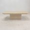 Italian Coffee Table in Travertine, 1980s, Image 10