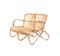 Mid-Century Modern Rattan and Bamboo Love Seat or Sofa from Rohé Noordwolde, 1960s, Image 7