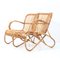 Mid-Century Modern Rattan and Bamboo Love Seat or Sofa from Rohé Noordwolde, 1960s, Image 8