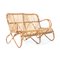 Mid-Century Modern Rattan and Bamboo Love Seat or Sofa from Rohé Noordwolde, 1960s, Image 6