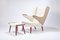 Papa Bear Chair und Ottoman von Eda, 1960, 2er Set 1