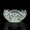 Vintage French Cut Glass Decorative Fruit Bowl, 1950s 3