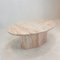 Italian Oval Marble Coffee Table, 1970s, Image 3