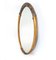 Specchio ovale Art Déco dorato di Sue Et Mare, anni '20, Immagine 3